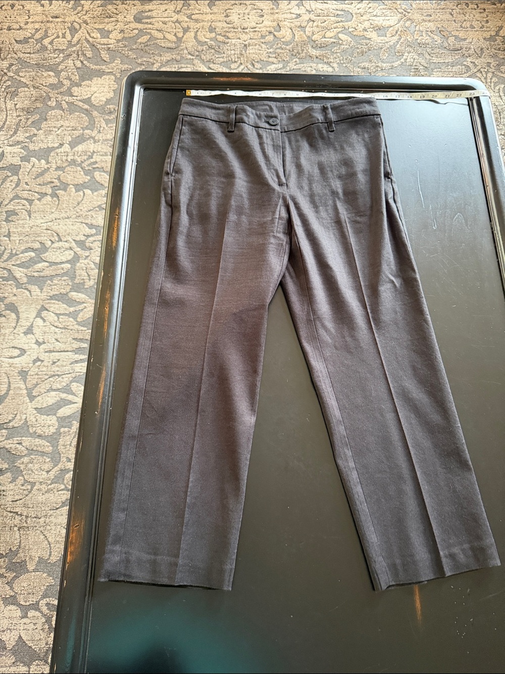 J. Jill Women's black linen Straight-Leg Dress Pants